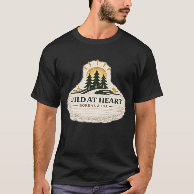Camiseta Selvagem de Coração (Frente)