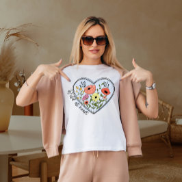 Camiseta Selvagem de coração