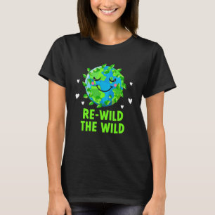 Camiseta Selvagem do ecossistema selvagem ao ar livre