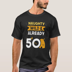 Camiseta Selvagem E Já 50 Abelhas De Aniversário