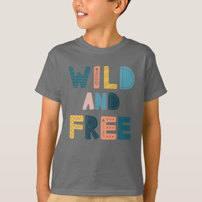 Camiseta Selvagem e Livre (Frente)