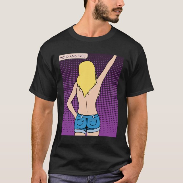 Camiseta Selvagem E Livre (Frente)