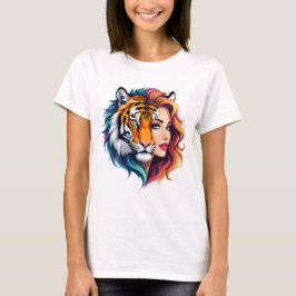 Camiseta Selvagem Interior – Deusa do Espírito do Tigre. 