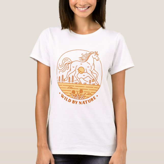 Camiseta Selvagem por Natureza (Frente)