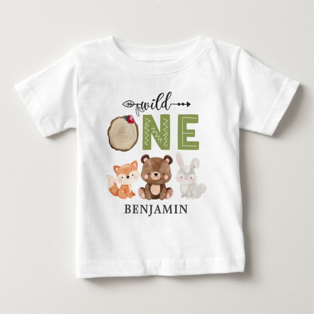 Camiseta SELVAGEM PRIMEIRO Aniversário (Frente)