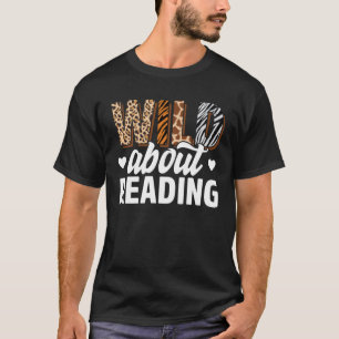 Camiseta Selvagem Sobre A Leitura De Livros De Professores