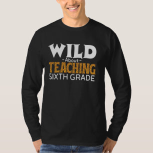 Camiseta Selvagem Sobre Ensinar O Esquadrão Engraçado Da Pr