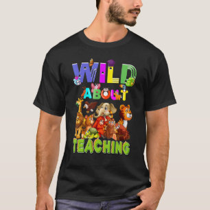 Camiseta Selvagem Sobre Ensinar O Professor Safari Jungle 1