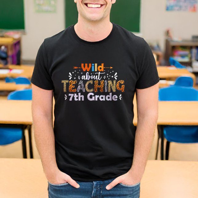 Camiseta Selvagem Sobre Ensino De Professores Engraçado Da  (Criador carregado)