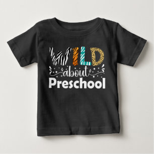 Camiseta Selvagem Sobre Estudantes De Pré-Escolas Engraçado