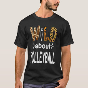 Camiseta Selvagem Sobre Jogador De Voleibol