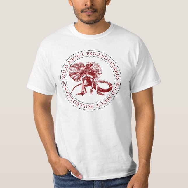 Camiseta Selvagem Sobre Lagartos Amigados (Frente)