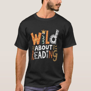 Camiseta Selvagem Sobre Leitura, Leitura De Livros E Leitur