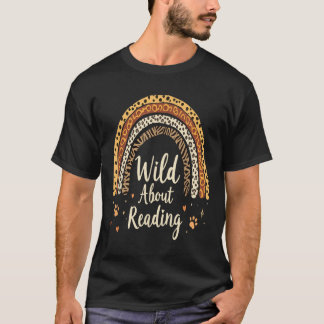 Camiseta Selvagem Sobre Leitura - Professor De Volta À Esco