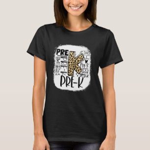 Camiseta Selvagem Sobre Meninas Pré K Leopard Professoras D
