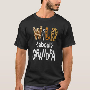 Camiseta Selvagem Sobre O Avô Eu Amo O Meu Avô 1
