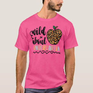 Camiseta Selvagem Sobre O Jardim Infantil Leopard De Volta