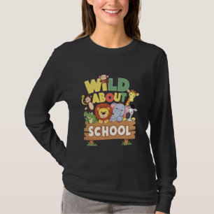 Camiseta Selvagem sobre o professor universitário de volta