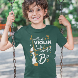 Camiseta Sem A Vida Violina, Seria Um Violinista Bonito