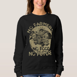 Camiseta Sem agricultores Sem Comida Não Uma Futura Fazenda