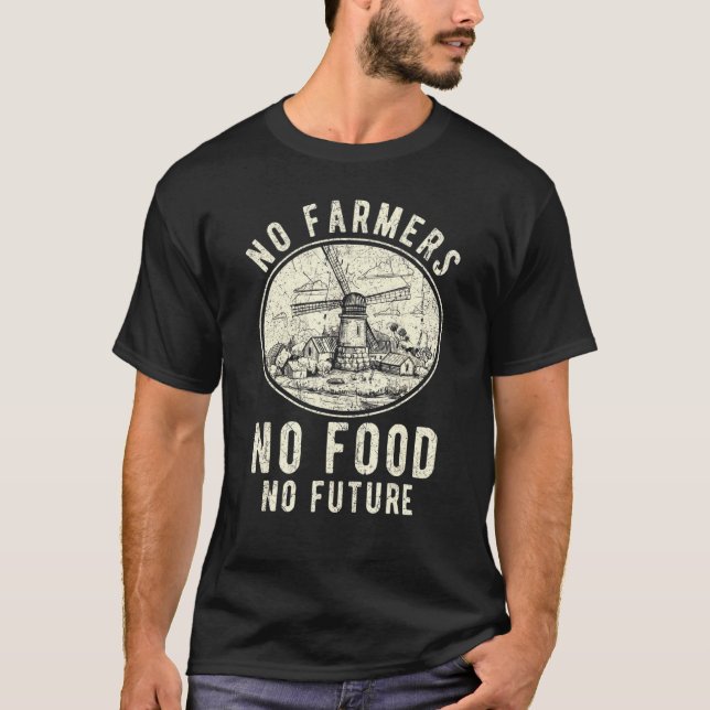 Camiseta Sem Agricultores Sem Comida Sem Futura Fazenda Agr (Frente)