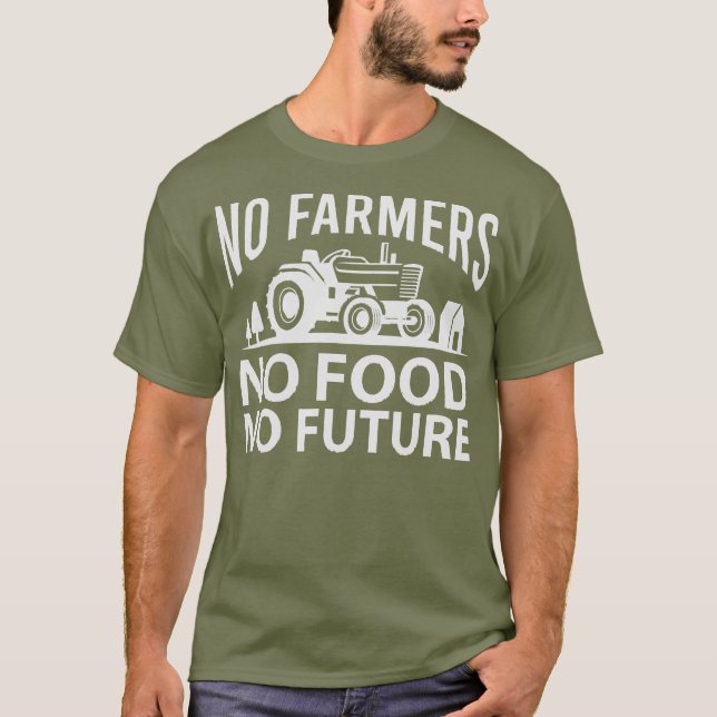 Camiseta Sem Agricultores Sem Comida Sem Futuro Agricultor (Frente)