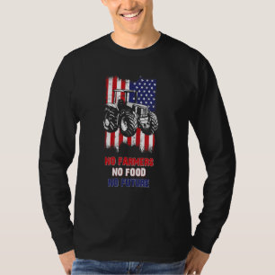 Camiseta Sem agricultores, sem comida, sem futuro, para agr