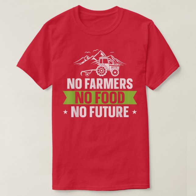 Camiseta Sem Agricultores Sem Comida Sem Futuro Tracto (Frente do Design)