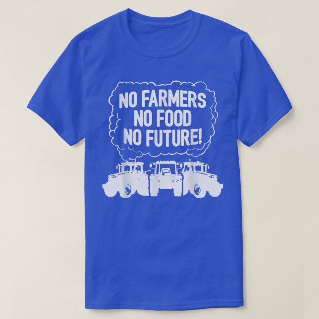 Camiseta Sem Agricultores Sem Comida Sem Futuro Trator Agri (Frente do Design)