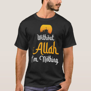 Camiseta Sem Alá não sou muçulmano islâmico