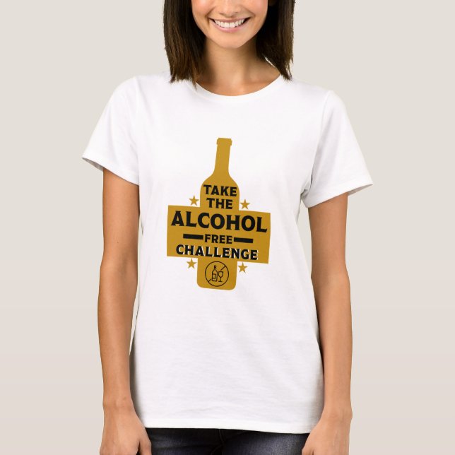 Camiseta Sem Álcool E Sóbrio (Frente)