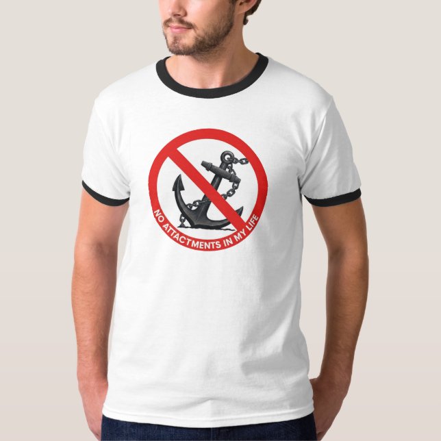 Camiseta Sem apego na minha vida (Frente)