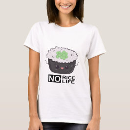Camiseta Sem Arroz Sem Arroz Vida A Bolsa De Arroz Asiática