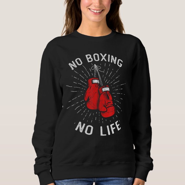 Camiseta Sem Boxing Sem Vida Boxando Luvas Artes Marciais (Frente)
