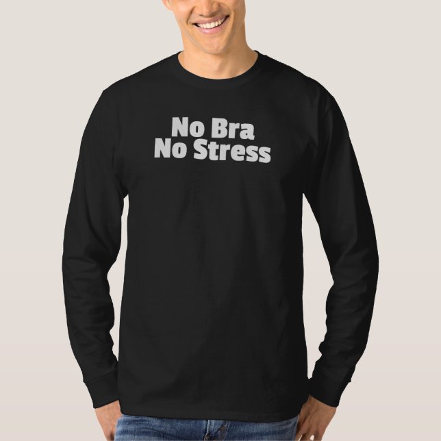Camiseta Sem Bra Sem Estresse Liberte As Mulheres Da Nip Fe (Frente)