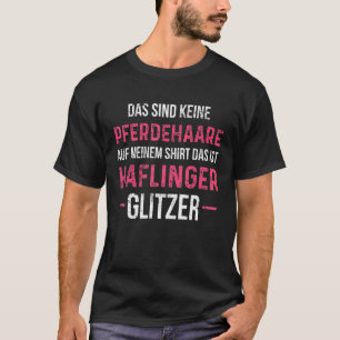 Camiseta Sem Cabelo Equino Andar com Haflinger