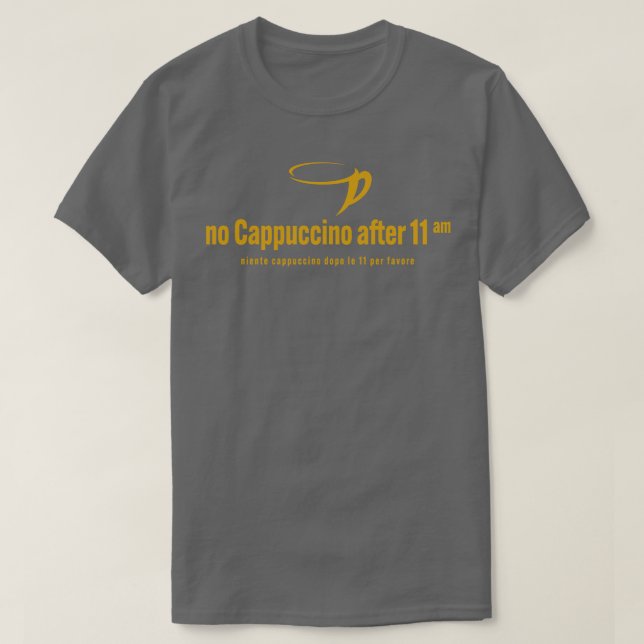 Camiseta sem cappucccino após (Frente do Design)