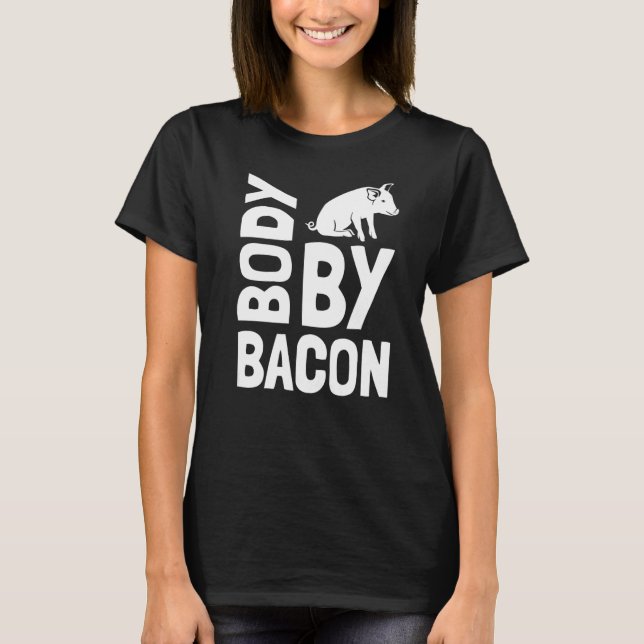 Camiseta Sem Carboidratos Por Bacon Dieta Ketogênica 2 (Frente)