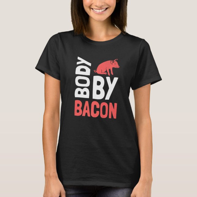 Camiseta Sem Carboidratos Por Bacon Dieta Ketogênica 4 (Frente)