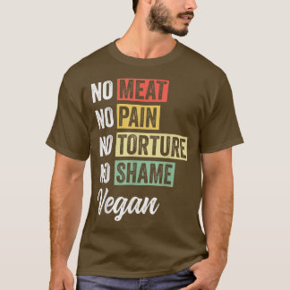 Camiseta Sem Carne Sem Dor Sem Tortura Sem Vergonha Vegetar