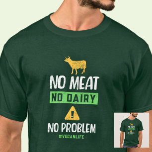 Camiseta Sem Carne Sem Leite Sem Problema #VeganLife