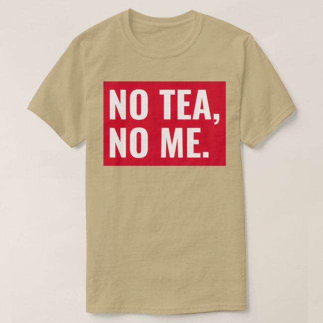 Camiseta Sem Chá (Frente do Design)