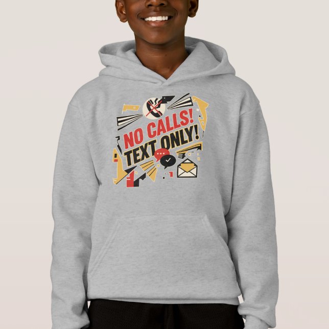 Camiseta Sem Chamadas, Apenas Texto (Frente)