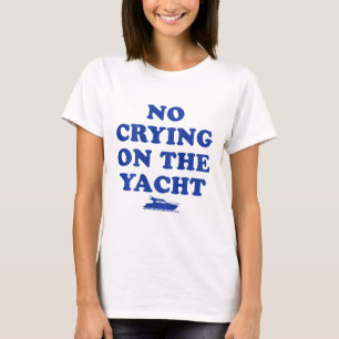 Camiseta Sem Chorar No Iate Cruzeir Divertido Verão Férias