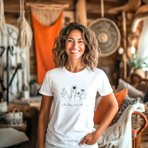 Camiseta Sem Chuva Sem Flores Linha Boho