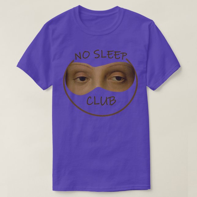 Camiseta Sem Clube de Sono 3 (Frente do Design)