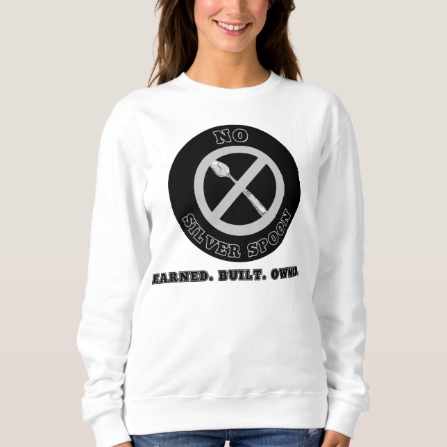 Camiseta Sem Colher Prateada™ da Grama para Grande Exclusiv (Frente)