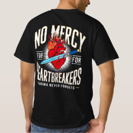 Camiseta Sem Compaixão para Disparadores Cardíacos - Tatuag