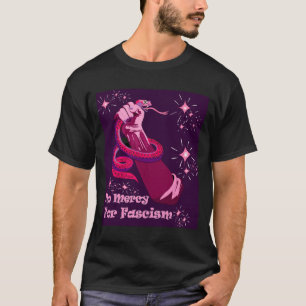 Camiseta Sem Compaixão Para Fascismo 2025 Girly Pop Edition