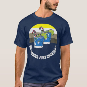 Camiseta Sem Cookies só Cocktails Natal em julho